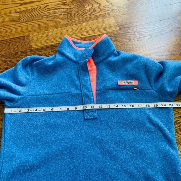 Columbia MCM Monogram Embroidered Fleece Sweater Jacket L - Picture 8 of 13